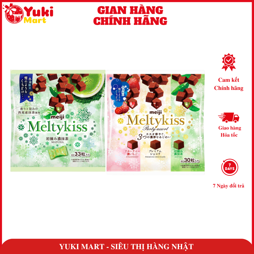 Socola tươi Meiji Melty Kiss Nhật Bản