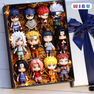  Mô hình Naruto chibi bán lẻ 12 nhân vật Naruto Sasuke Sakura Gaara - Figure Anime Naruto - WiBu 