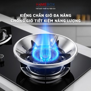 Kiềng Chắn Gió Bếp Gas Hợp Kim Nhôm Bền Bỉ, Kiềng Bếp Giúp tiết Kiệm Gas 8 Rãnh Dùng Mọi Loại Bếp