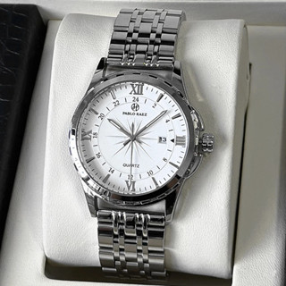 [Peinn] Đồng hồ nam dây thép PABLO RAEZ chống nước dạ quang có lịch ngày sang trọng lịch sự U850 CARIENT