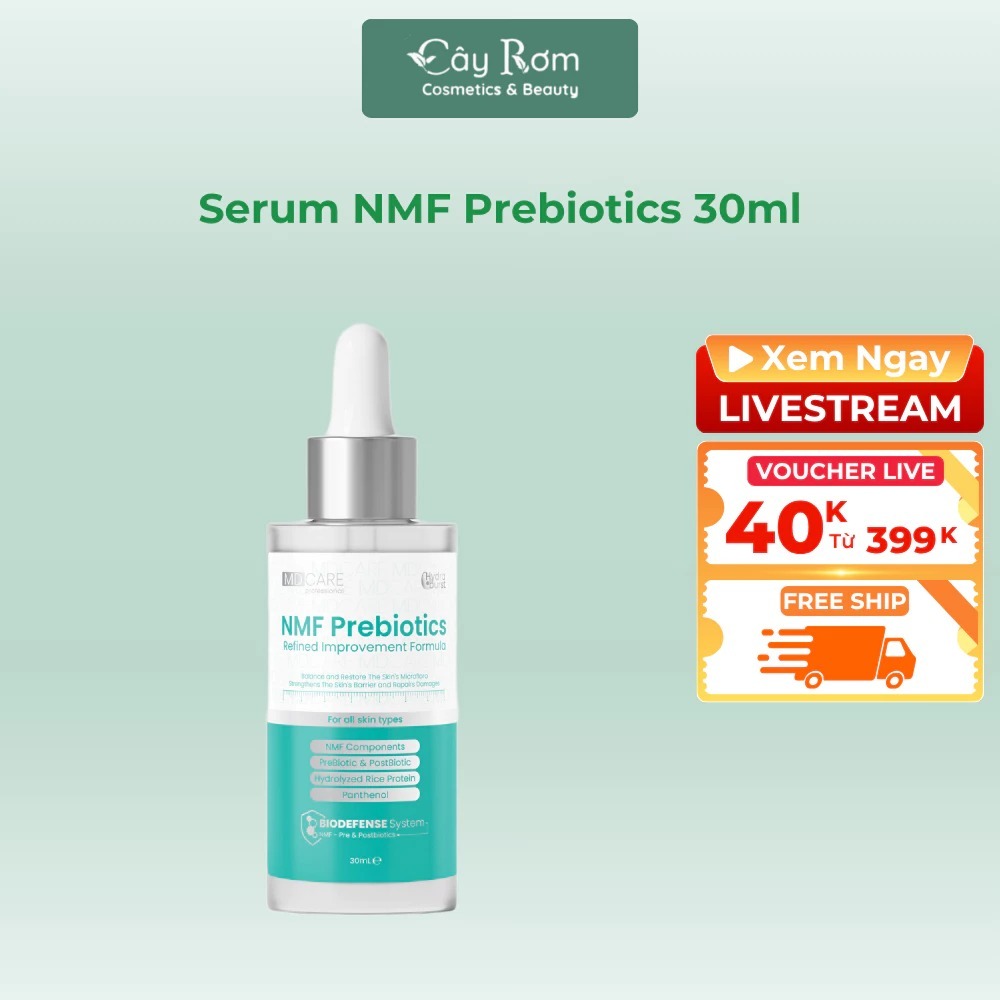 [Giá Sốc] Serum NMF Cân Bằng Lợi Khuẩn & Phục Hồi Da MD CARE NMF Prebiotics Refined Improvement Form