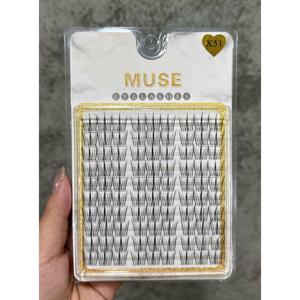 (MÃ X51 đến X60) Mi giả, lông mi giả cụm, Mi Cụm Muse Tự Nhiên - CAMI SHOP MIỀN TÂY