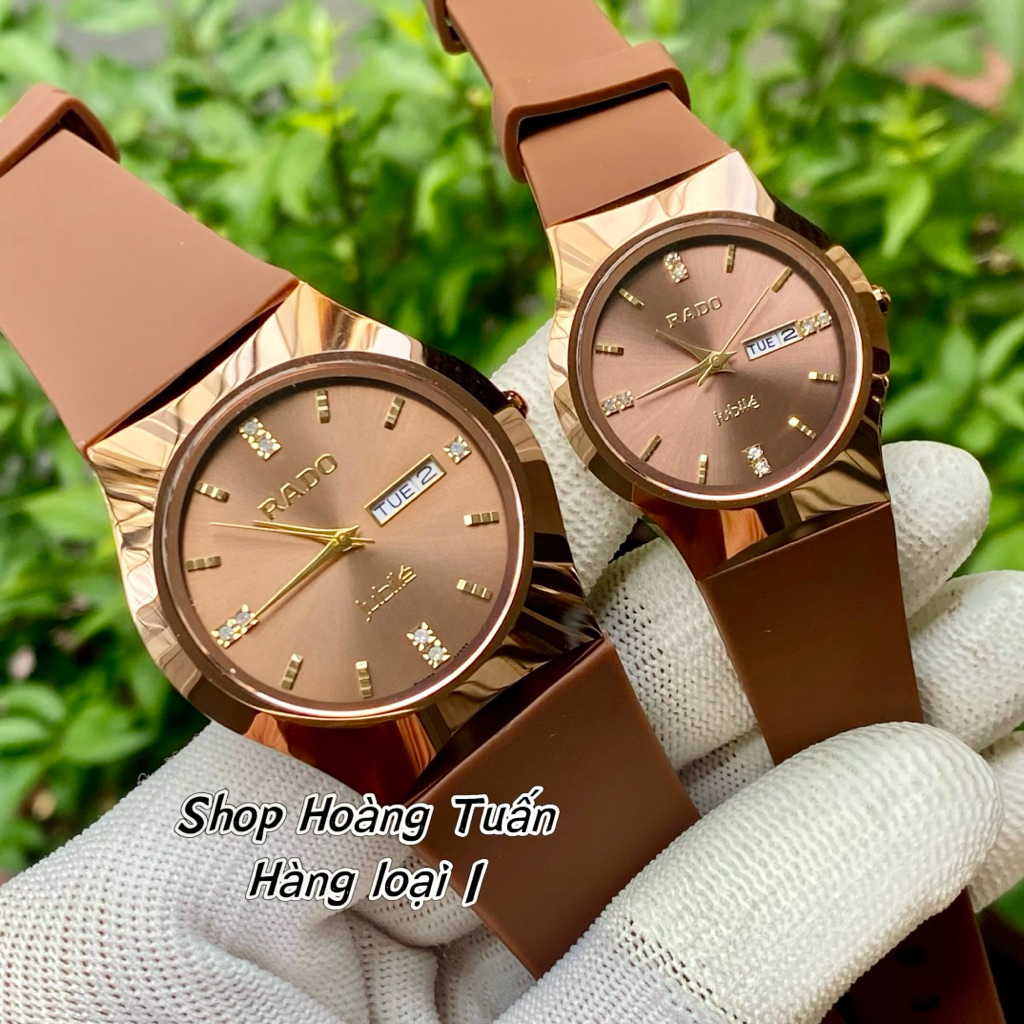 Đồng Hồ cặp đôi Nam Nữ R.D . Vỏ đá ceramic nguyên khối . Kính sapphire chống trầy . Chống nước tốt