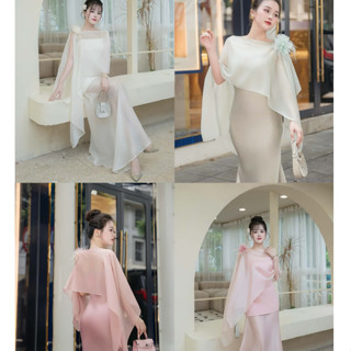 ⚡Nhiều màu⚡ KHĂN CHOÀNG cổ chất liệu voan tơ óng nhiều màu phù hợp váy đầm đi tiệc