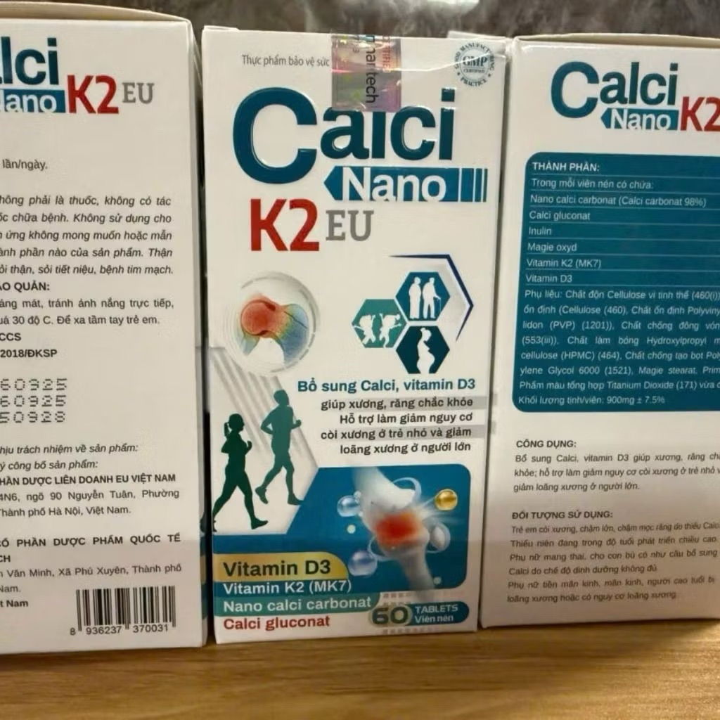 [CHÍNH HÃNG] S290 Viên uống Canxi nano EXTRA ADIMAX NANOCARE CALCIUM D3 (60v)