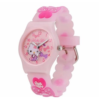 Đồng hồ trẻ em Sanrio Dễ Thương Cho Bé Gái 5-15 Tuổi Hello Kitty Kuromi My Melody Cinnamoroll Dây Silicon An Toàn Đồng H