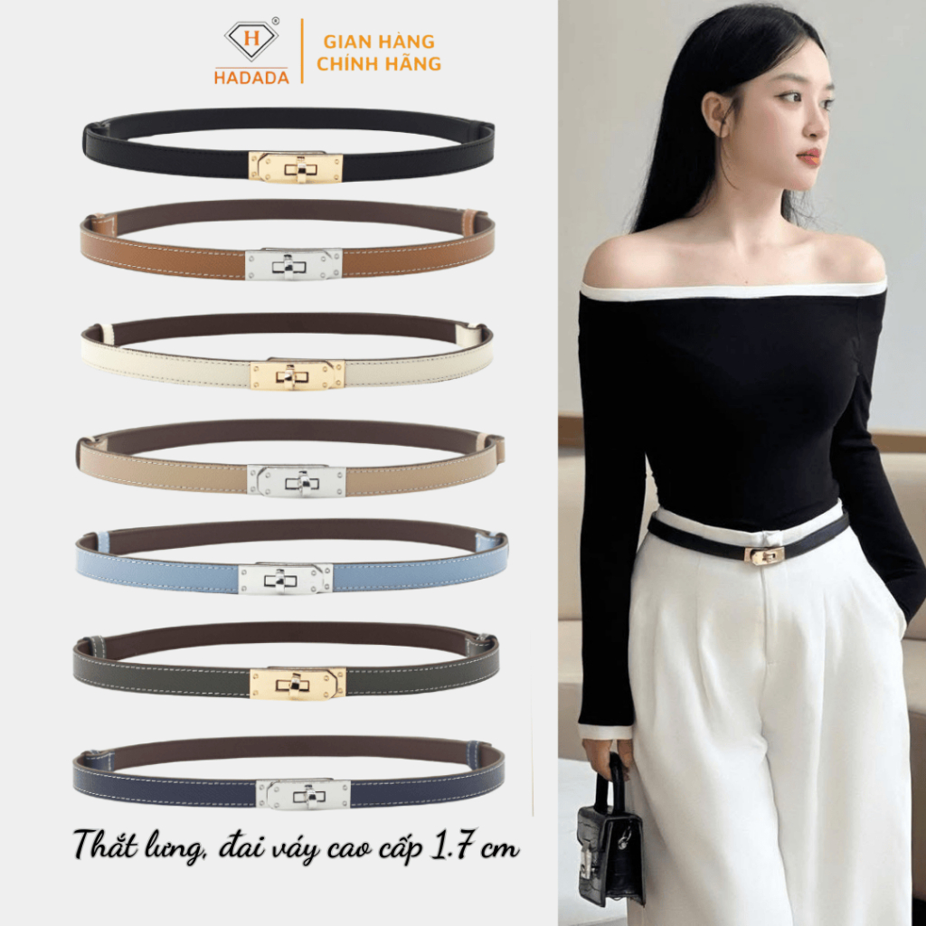 Thắt Lưng Nữ HADADA – Đai Váy Thời Trang, Nhiều Màu, Phong Cách Trẻ Trung Hiện Đại DV230