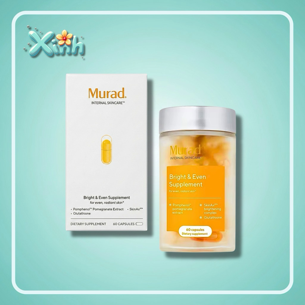Viên uống chống nắng Murad Bright & Even Supplement 60 viên - Xinh