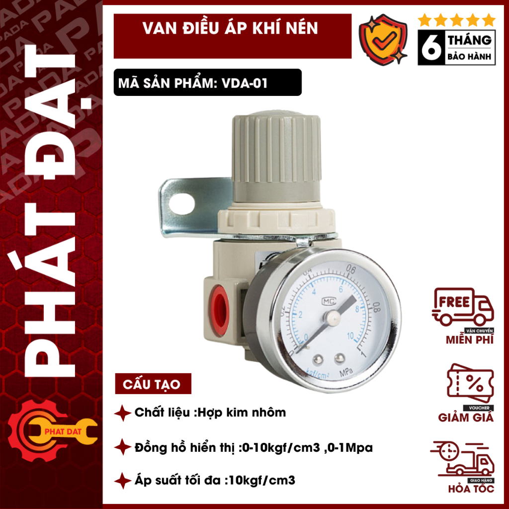 Van Điều Áp Khí Nén AR2000-02