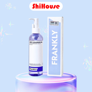  Dầu tẩy trang BHA LHA làm sạch sợi bã nhờn và mụn đầu đen Frankly Deep Cleansing Oil 200ml 