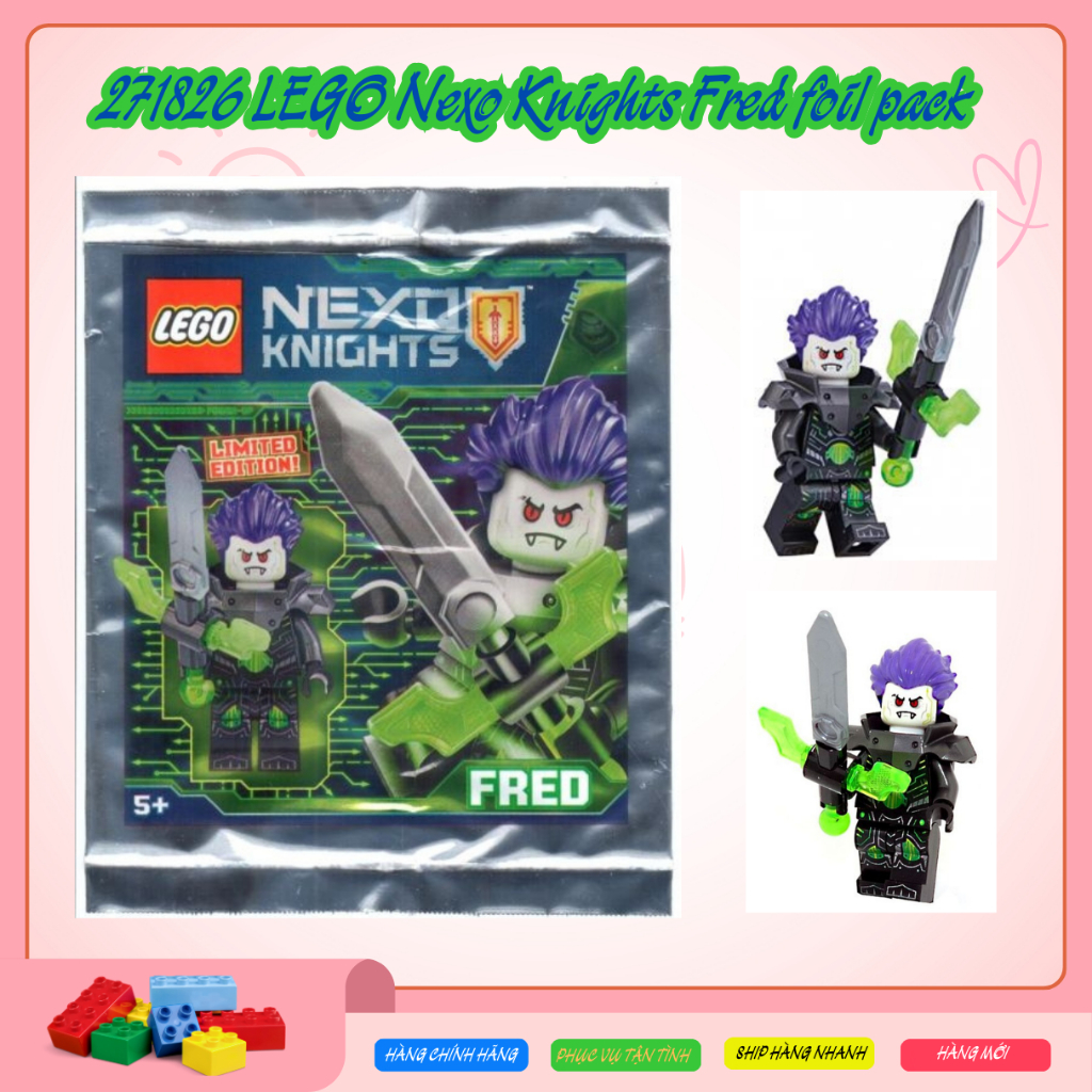 FRED - Túi nhân vật Lego Nexo Knights Fred foil pack  271826