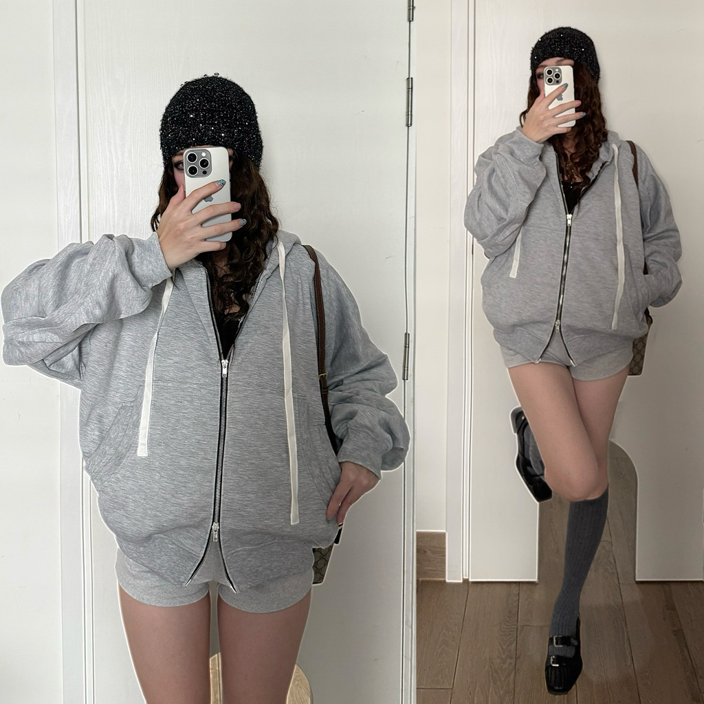 Áo khoác Hoodie zip có nón, thiết kế viền tay bo tinh tế basic vải nỉ PCG 2.0 Regods - PANEL ZIP | BigBuy360 - bigbuy360.vn