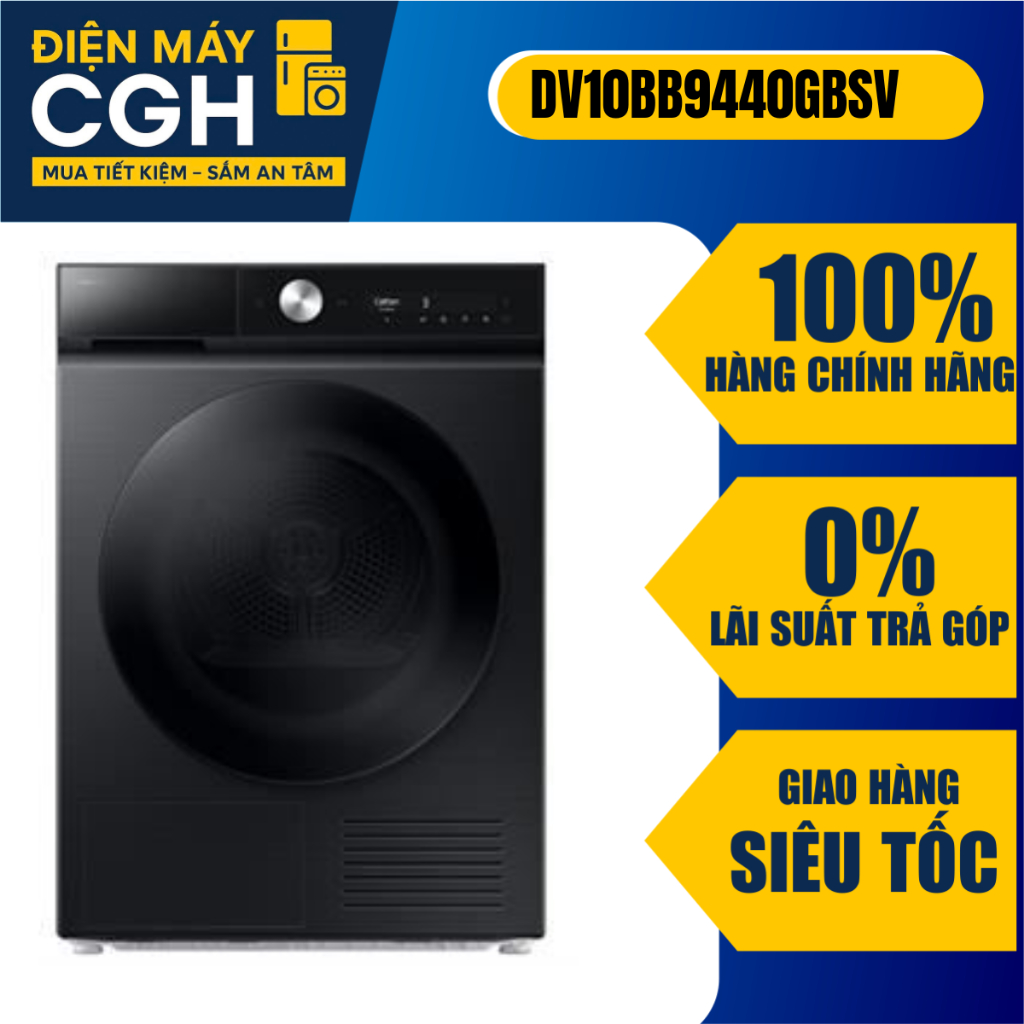 Máy sấy bơm nhiệt Samsung 10 Kg DV10BB9440GBSV