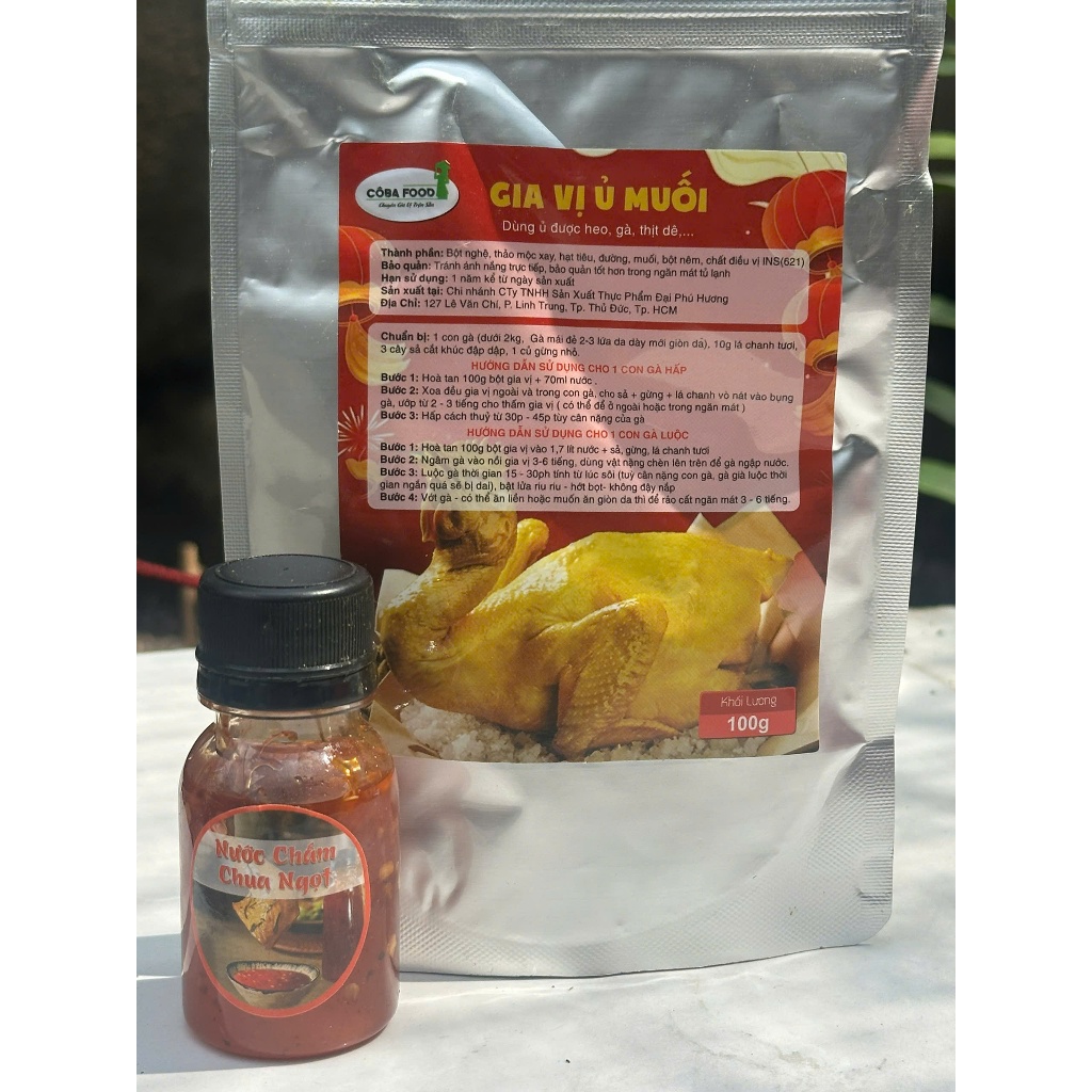 (Cô Ba Food) Ủ Muối gói nhỏ 1 con gà