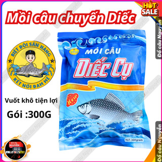 Mồi câu cá Diếc cụ biệt đội săn hàng chuyên câu cá diếc chép gói 300g tiện lợi