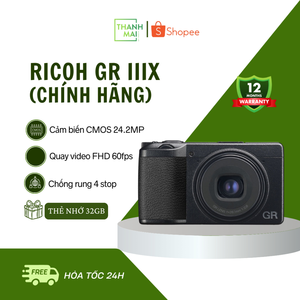 Máy ảnh Ricoh GR IIIx