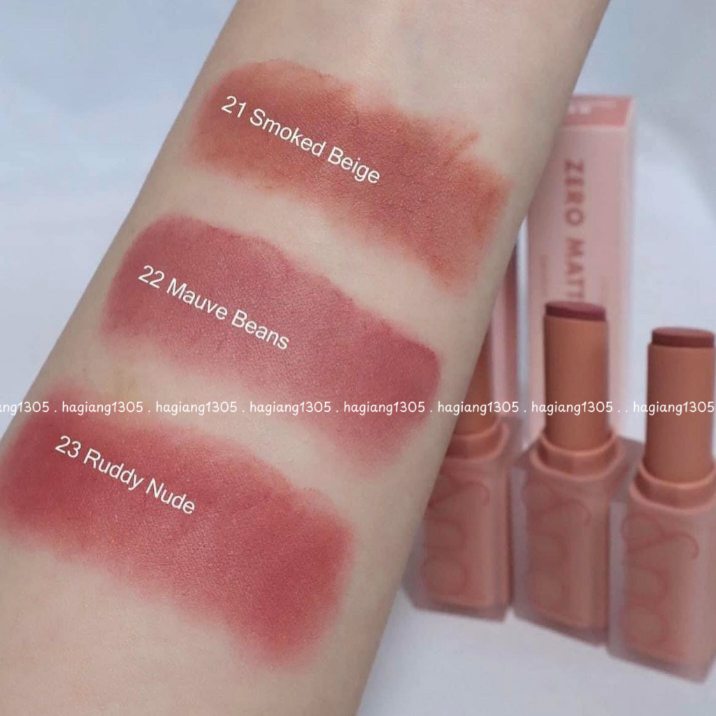 [Shell Beach Nude Collection] Son Thỏi Lì Romand Zero Matte Lipstick 23 Ruddy Nude Đỏ nude, 22 Mauve Beans | BigBuy360 - bigbuy360.vn