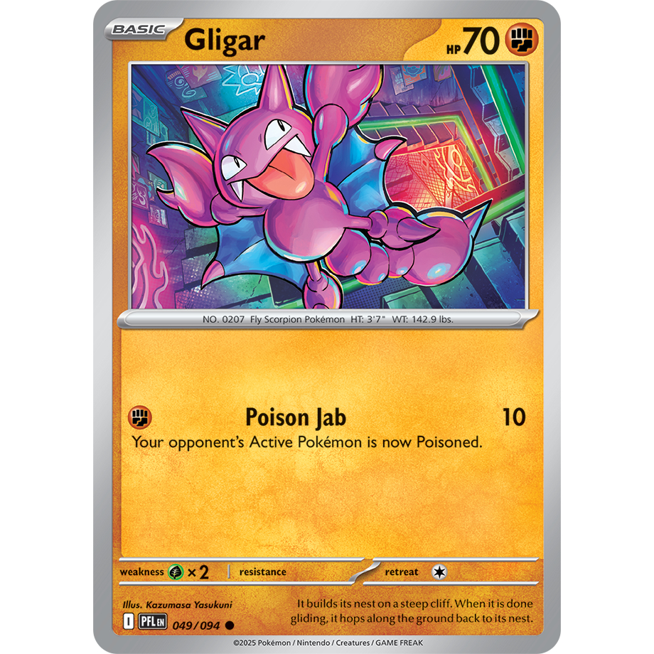 [KW2 Pokemon] [EN] Thẻ 049/094 - Gligar - PFLEN