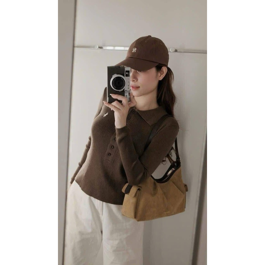 Áo polo len Mosequeen ôm dáng tôn dáng màu xinh sang form nhỏ- order