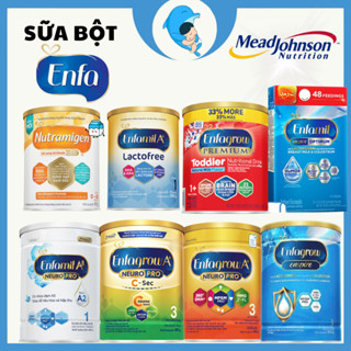  Sữa công thức Enfa A2 Enfa A+ C- Sec  1,2,3 lon 350g 400g 800g 830g MECAHEO 