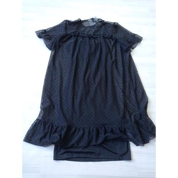 DIVIDED H.M NEW TAG - Đầm lưới chấm bi bymo - SIZE S