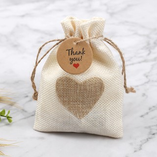 Set 100 tag nâu tròn 3.5cm ( AKSHOPCAMLE 2307.010 )