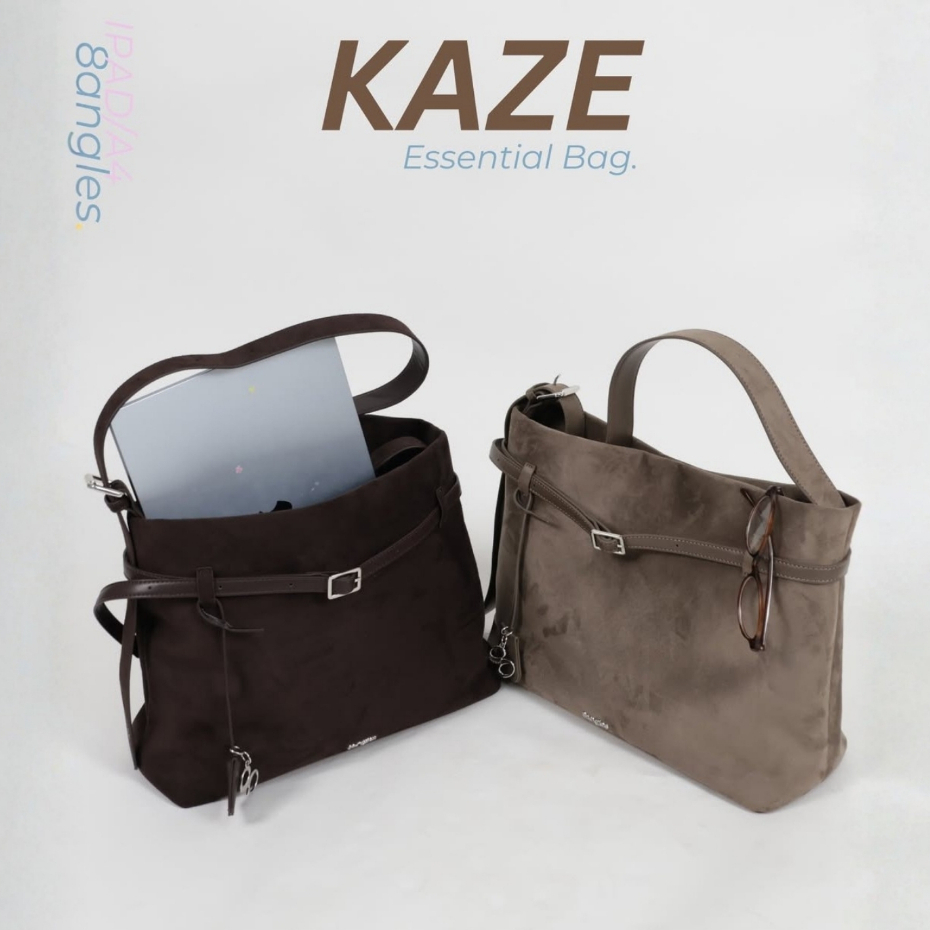 Túi Đeo Vai 8angles Kaze Phối Belt Đựng Vừa Ipad A4 Macbook 13inch Đi Học Đi Làm