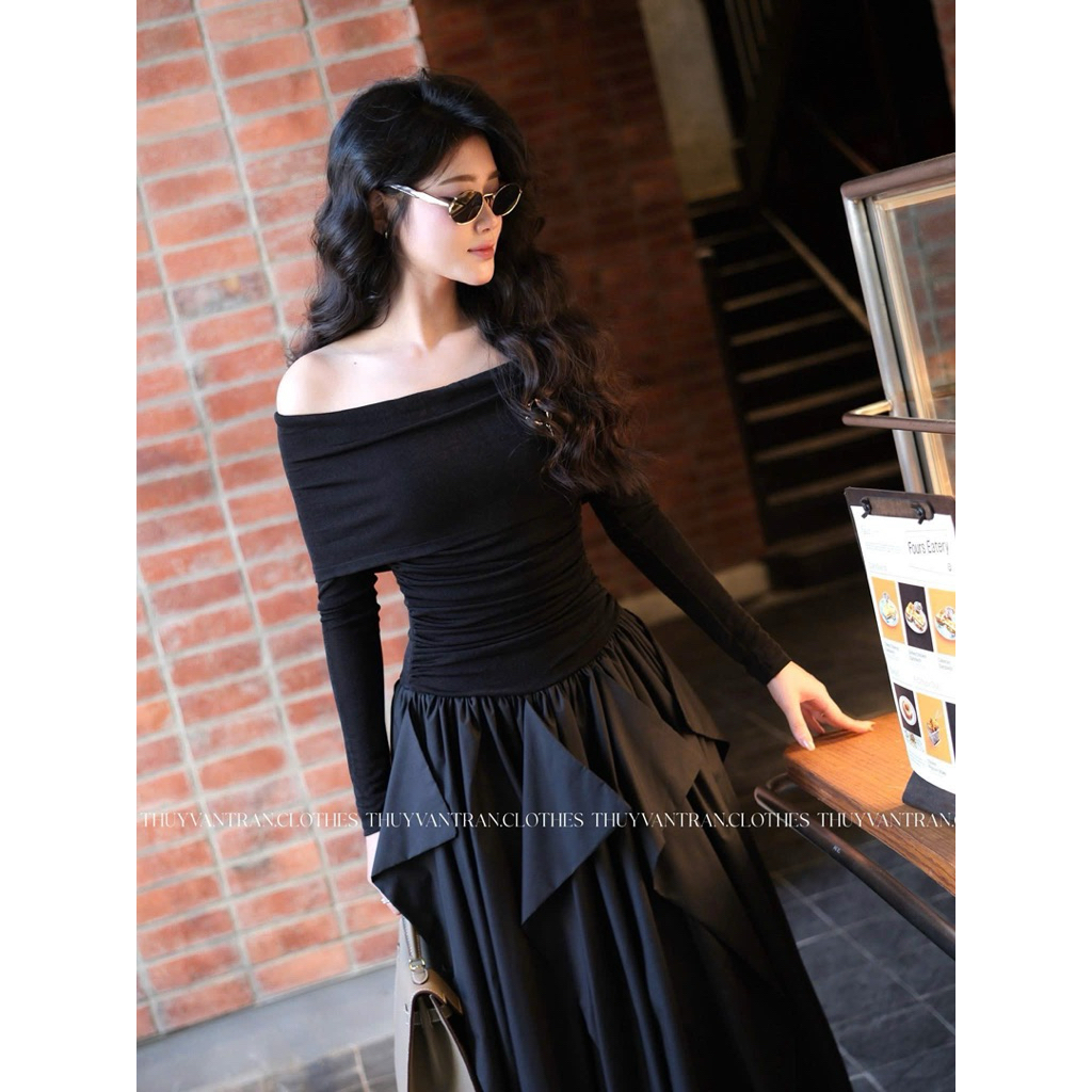 Váy trễ vai Bageo