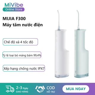  Máy tăm nước Mijia F300 – 4 chế độ 3 vòi phun bình lớn IPX7 chống nước sạc nhanh Type-C 