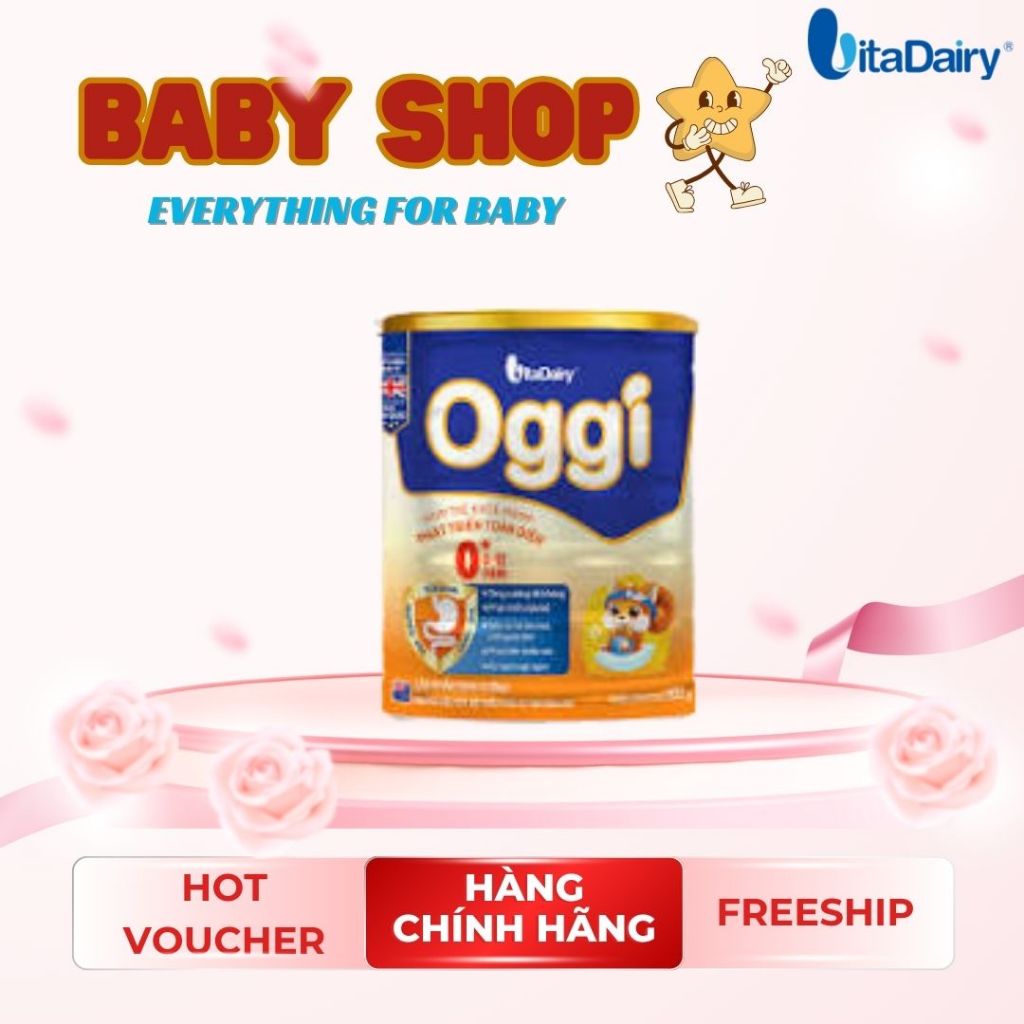 Sữa Phát triển toàn diện Oggi 0+ 800g - Vitadairy - Giá tốt nhất - Hàng chính hãng