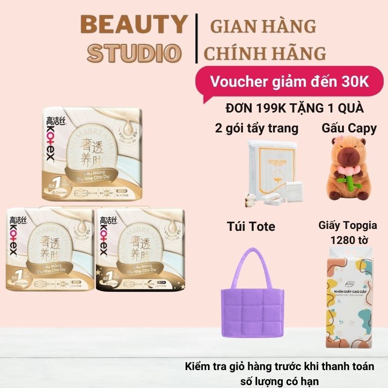 Băng vệ sinh Kotex Cicada Nhập Khẩu Siêu Mỏng Nhẹ Nhiều Kích Cỡ