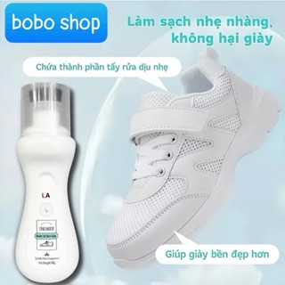 Chai Vệ Sinh Giày Dép LA 100ml mẫu mới 2026 – Nước Tẩy Trắng, Làm Sạch Giày,Khử Mùi Dài Lâu, Không Cần Giặt
