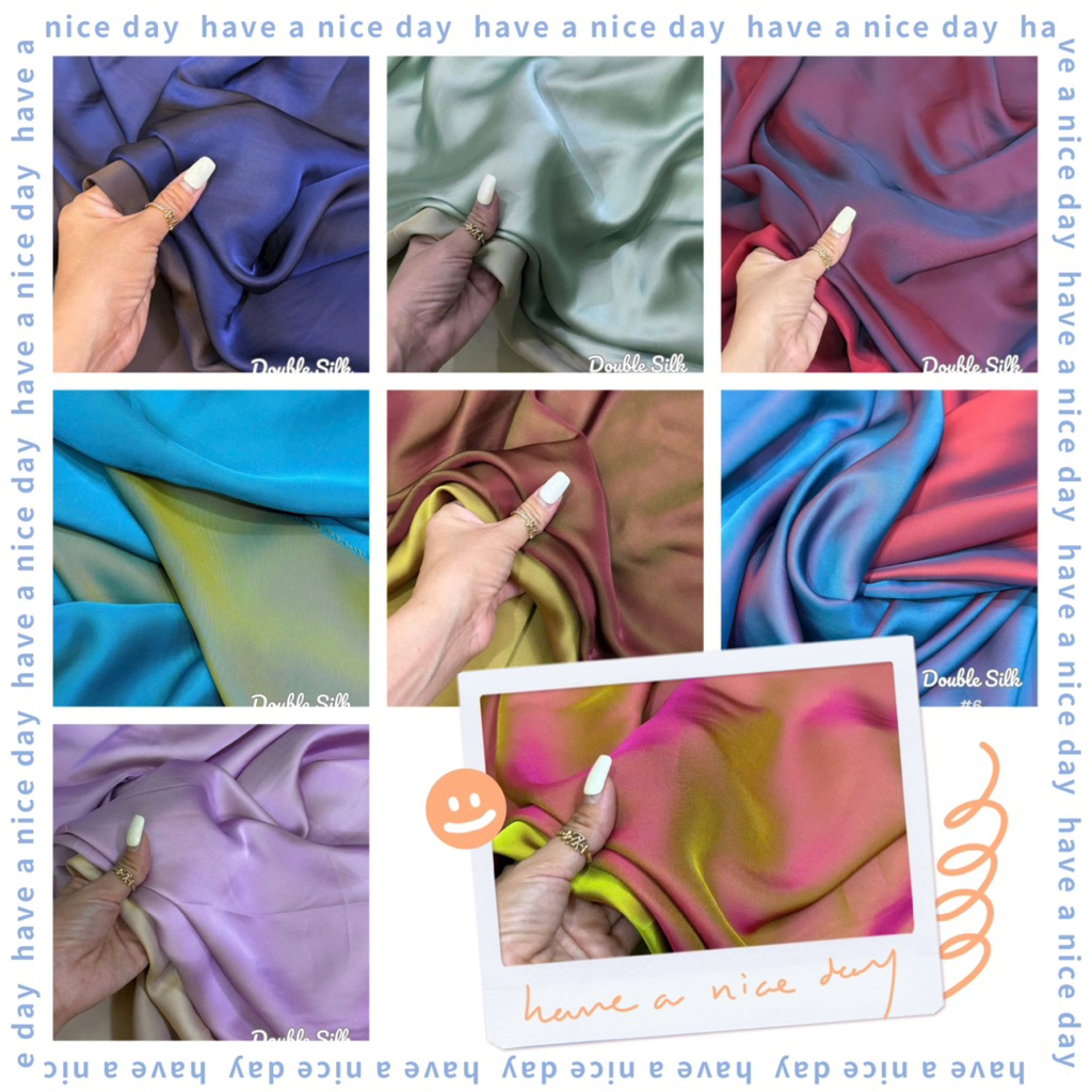 Lụa silk đổi màu bảng 1