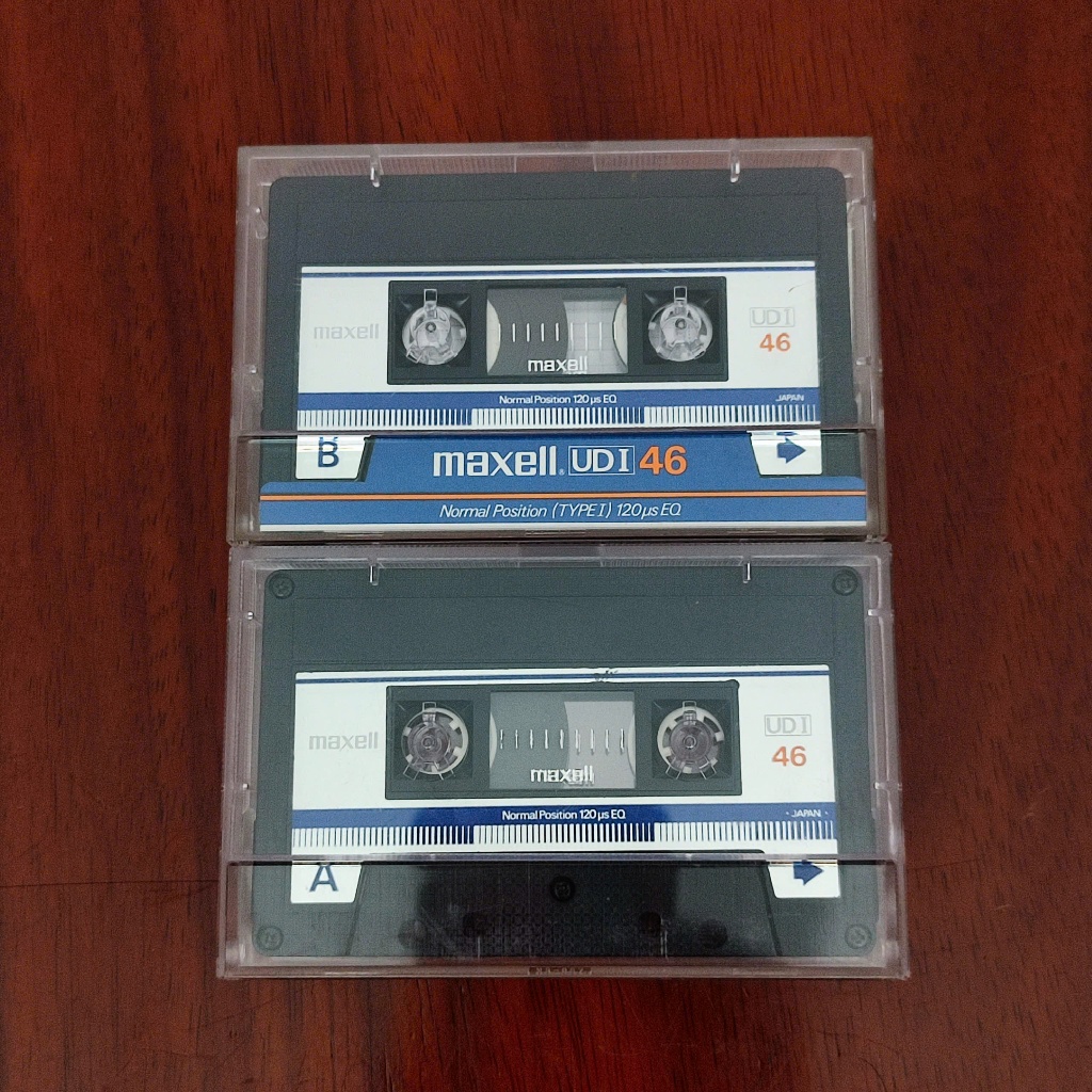 Set 02 băng cassette MAXELL UD1 C46 - USED