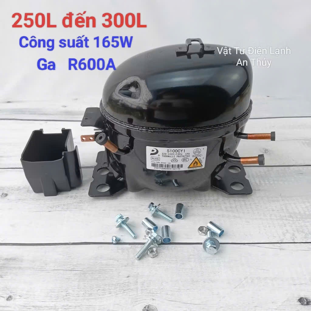 Block tủ lạnh S100CY1 từ 250L đến 300L công suất 165W - Gas R600A