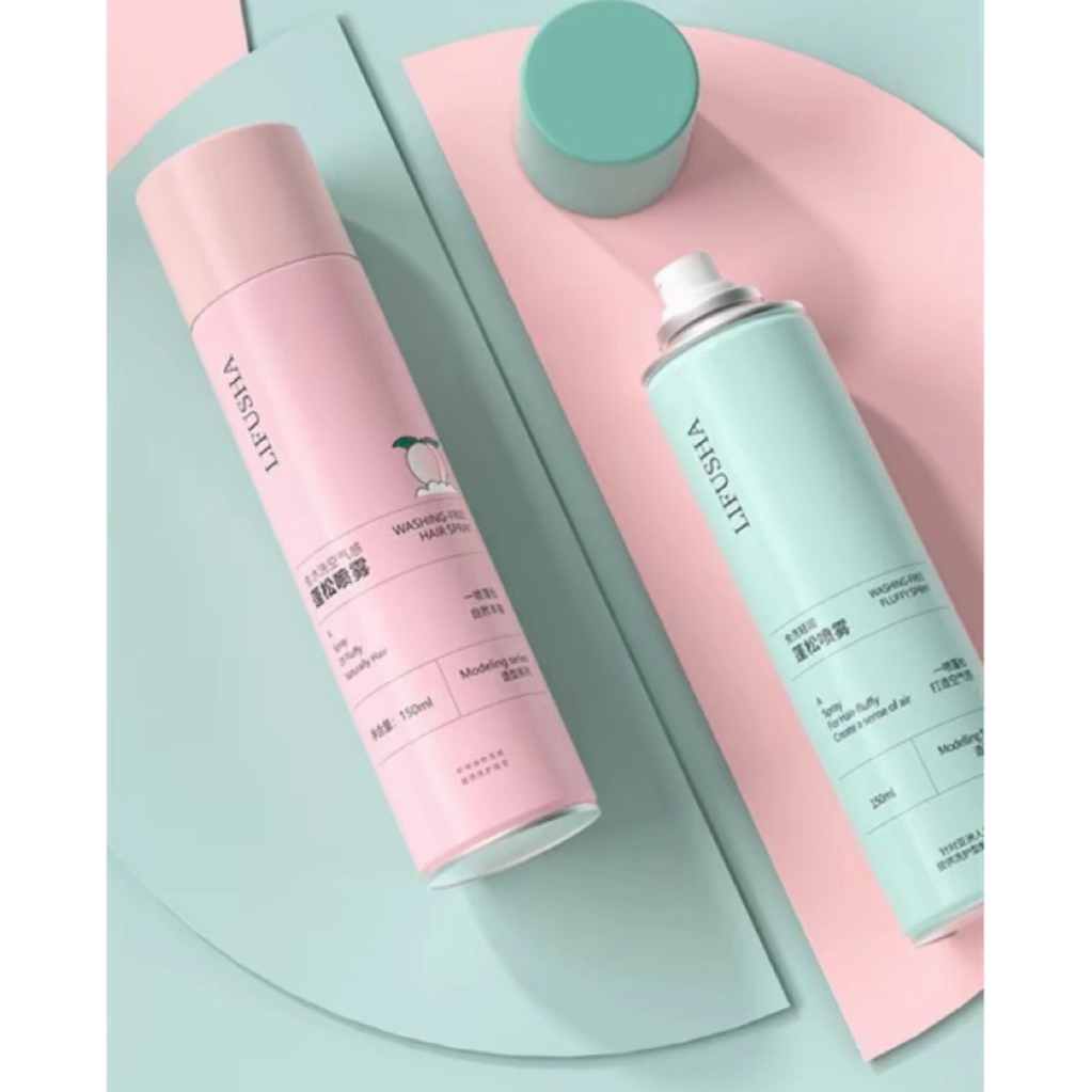Xịt Gội Khô Spes 150ml lifusa không dính bết tóc giúp tóc bồng bềnh