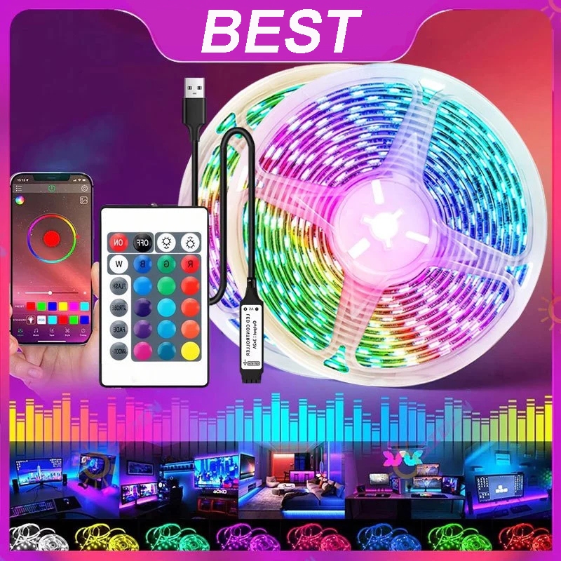 Đèn dây led RGB 5M 10M trang trí bàn gaming