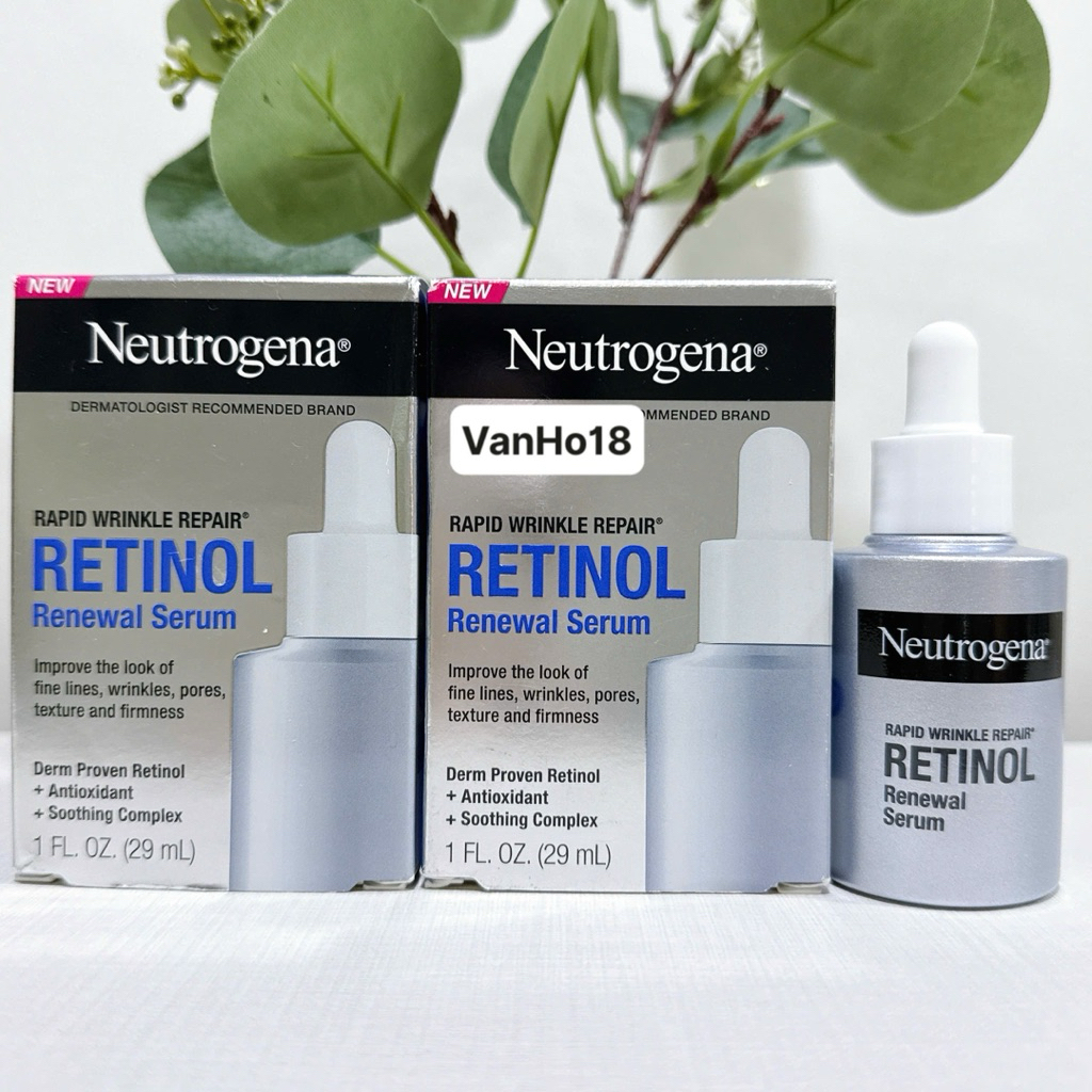 Serum chống lão hóa giảm nếp nhăn Neutrogena Rapid Wrinkle Repair RETINOL Renewal Serum