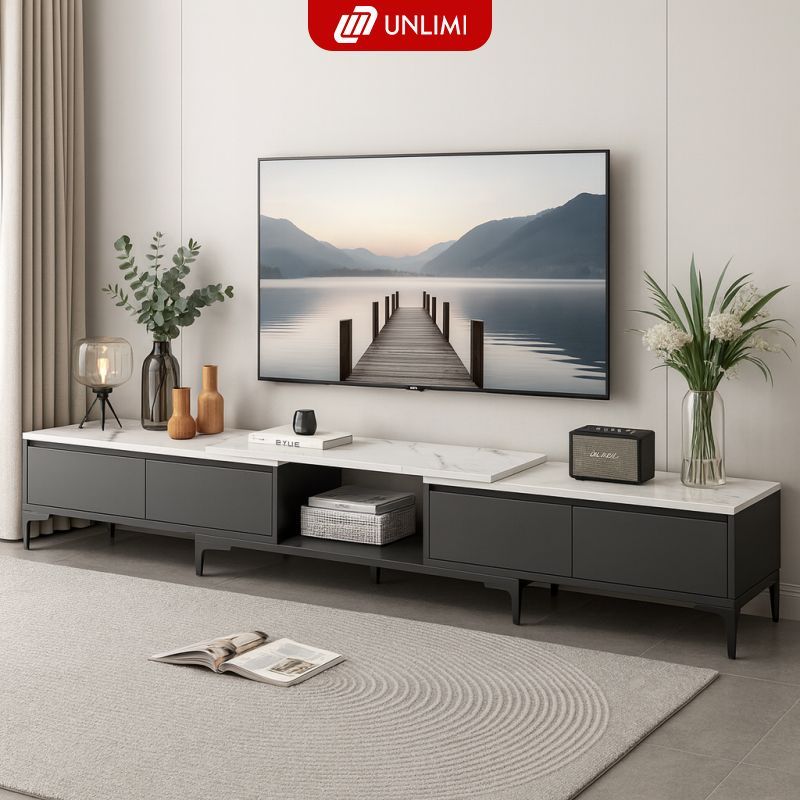 Gợi ý các mẫu kệ tivi phòng ngủ gấp gọn tiện lợi cho gia đình