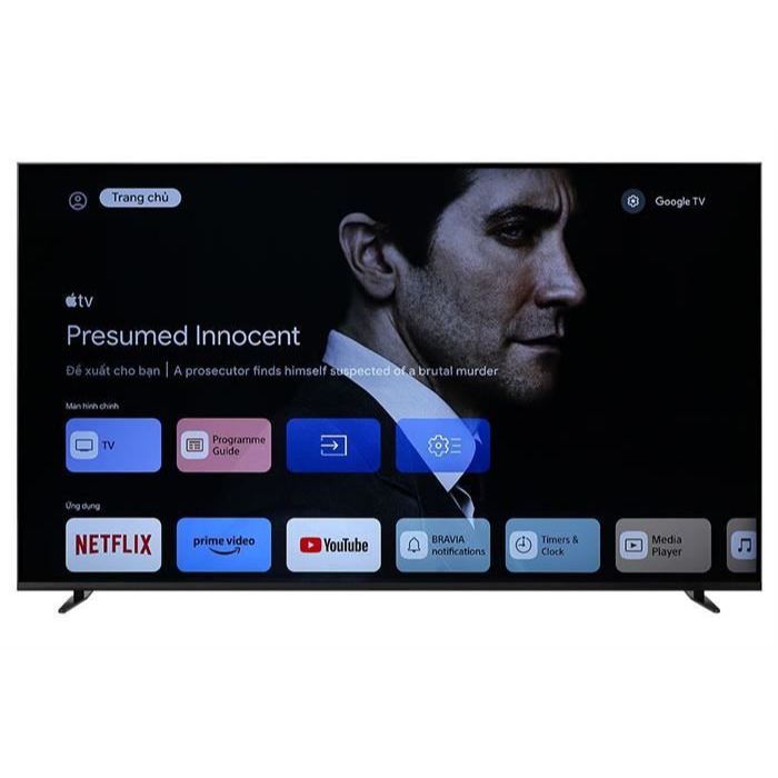 Chân tivi QLED Mini LED Sony AI 4K 75 inch K-75XR70 chính hãng