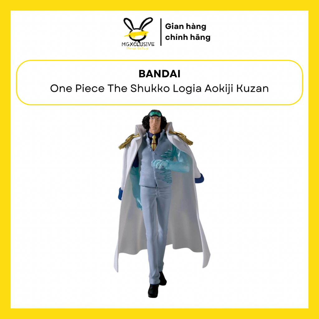 Mô Hình Chính Hãng Bandai The Shukko - One Piece Logia Aokiji Kuzan