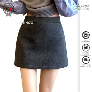  Chân Váy Dạ Ép Basic Dasinoo Dáng Ngắn Phom A Có Quần Bảo Hộ – Váy Dạ Nữ Đẹp Giữ Form Chống Xù Tôn Dáng 