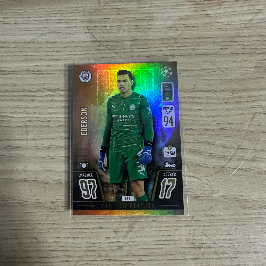 Match Attax Ederson Limited Edition
