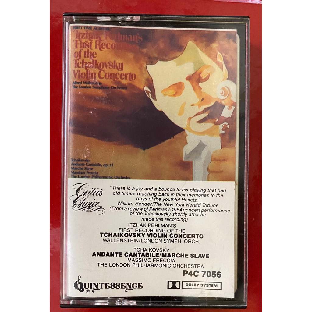 BĂNG CASSETTE - TCHAIKOVSKY - VIOLIN CONCERTO IN D & Andante cantabile Op.11 & Marche slave  Violini