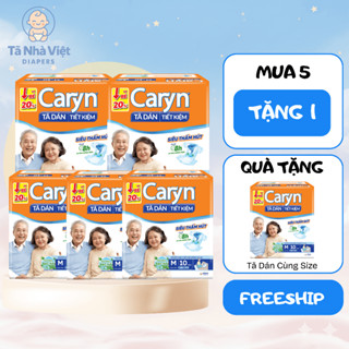 [Mua 5 Tặng 1] Tã Dán Người Lớn Caryn Tiết Kiệm Chính Hãng Unicharm Siêu Thấm Hút Ngăn Tràn