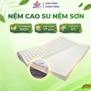  Nệm cao su 100% thiên nhiên Nệm Sơn White Latex chính hãng bảo hành 15 năm 