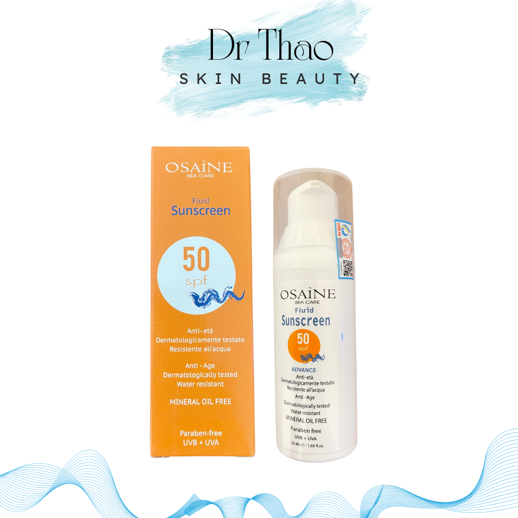 [50mL] Kem dưỡng da chống nắng OSAINE FLUID SUNCREEN SPF 50