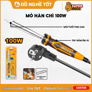  Mỏ hàn chì INGCO cầm tay loại công nghiệp bền bỉ giá tốt công suất 60W SI0268 | 100W SI00108 