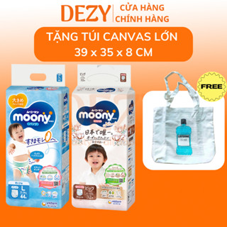  Bỉm Quần Moony Natural Và Tã Dán Cao Cấp Nhật Bản Đủ Size NB62 S58 M46 L38 L36 XL32 - Tả Quần Cho Bé Từ Sơ Sinh Dezy 