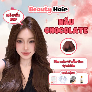  Thuốc nhuộm tóc Nâu Chocolate bảo vệ tóc không gây khô sơ tóc - Beautyhair 